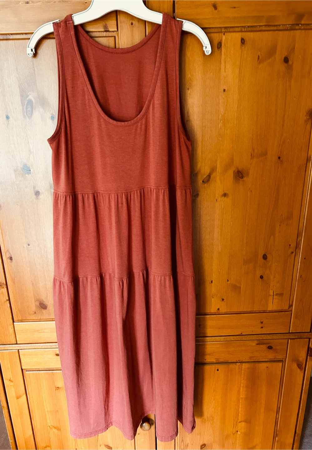 New organic cotton midi Dress