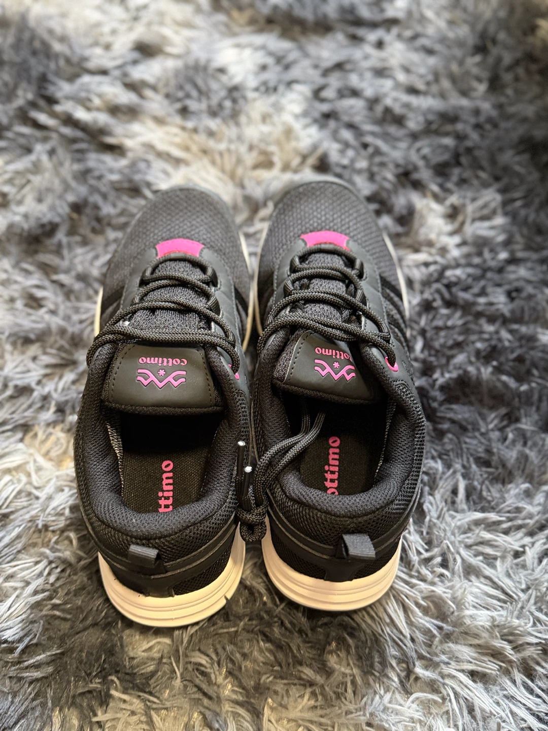 cottimo black & pink running shoes - photo 2