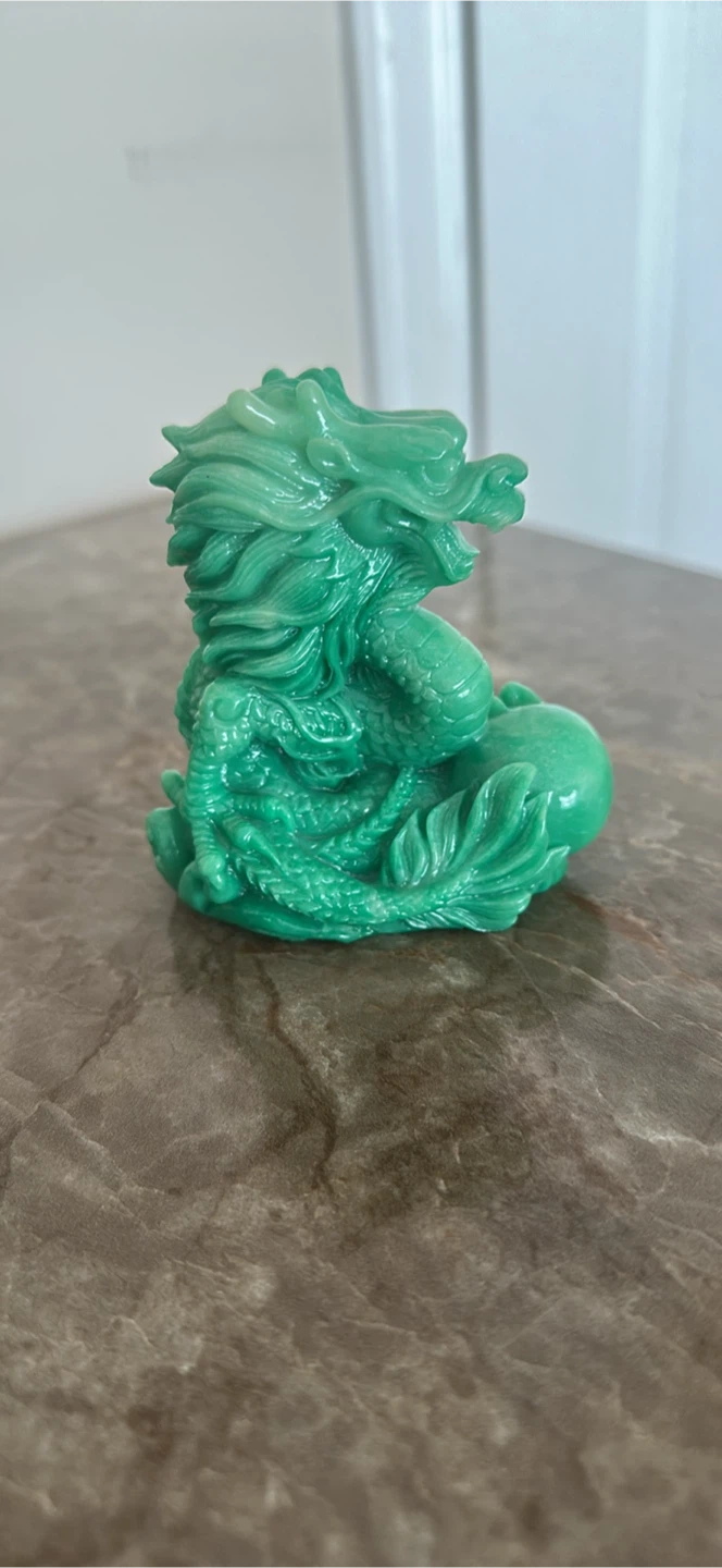 Green Dragon Figurine