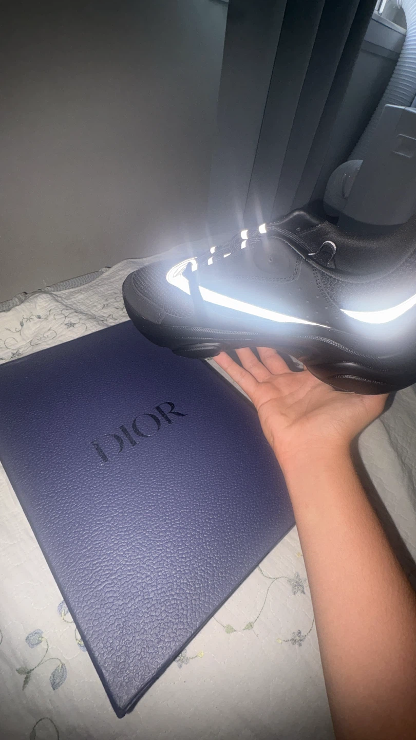DIOR B22 Sneakers Black Leather - photo 3