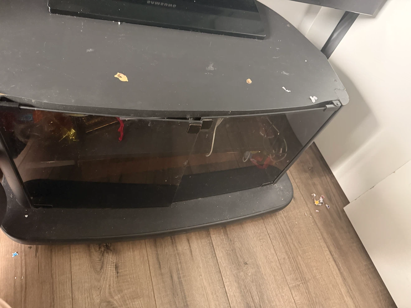 Black TV Stand