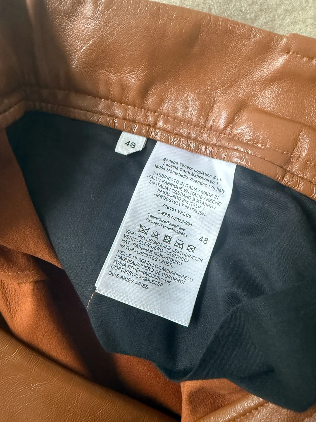 Bottega Veneta leather pants unworn size 32 - photo 2