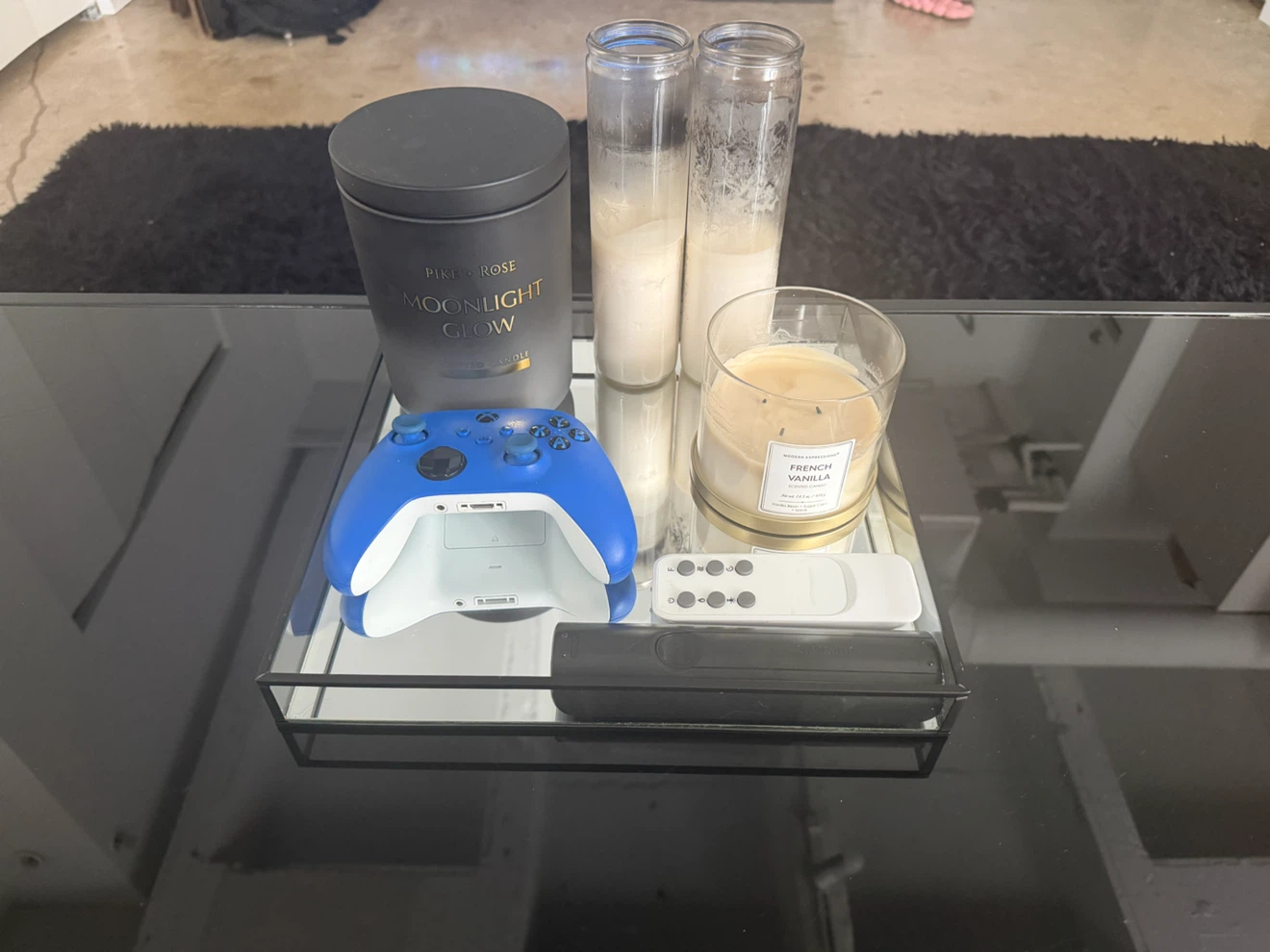 Black Glass Coffee Table