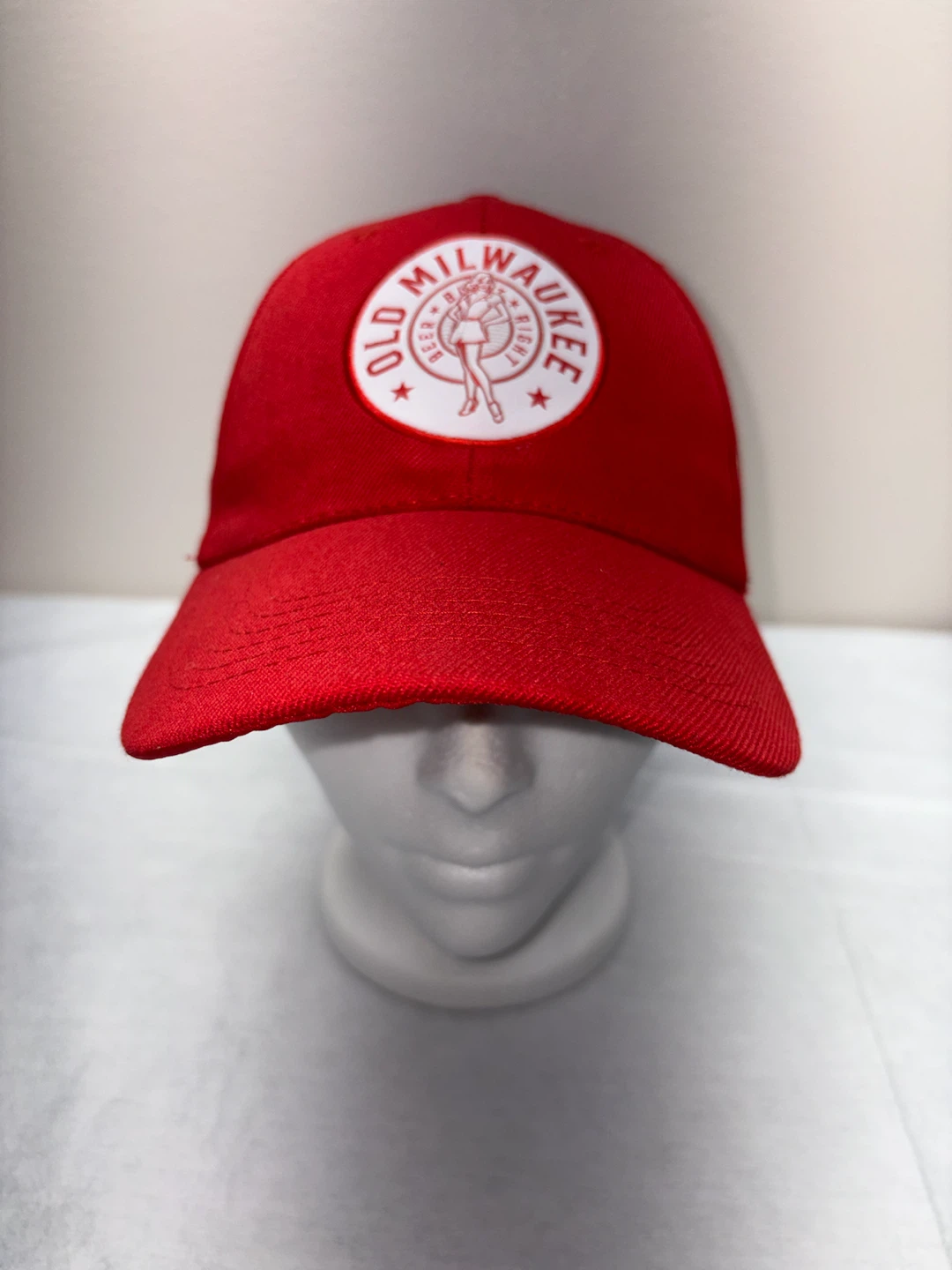 Red Old Milwaukee Baseball Cap