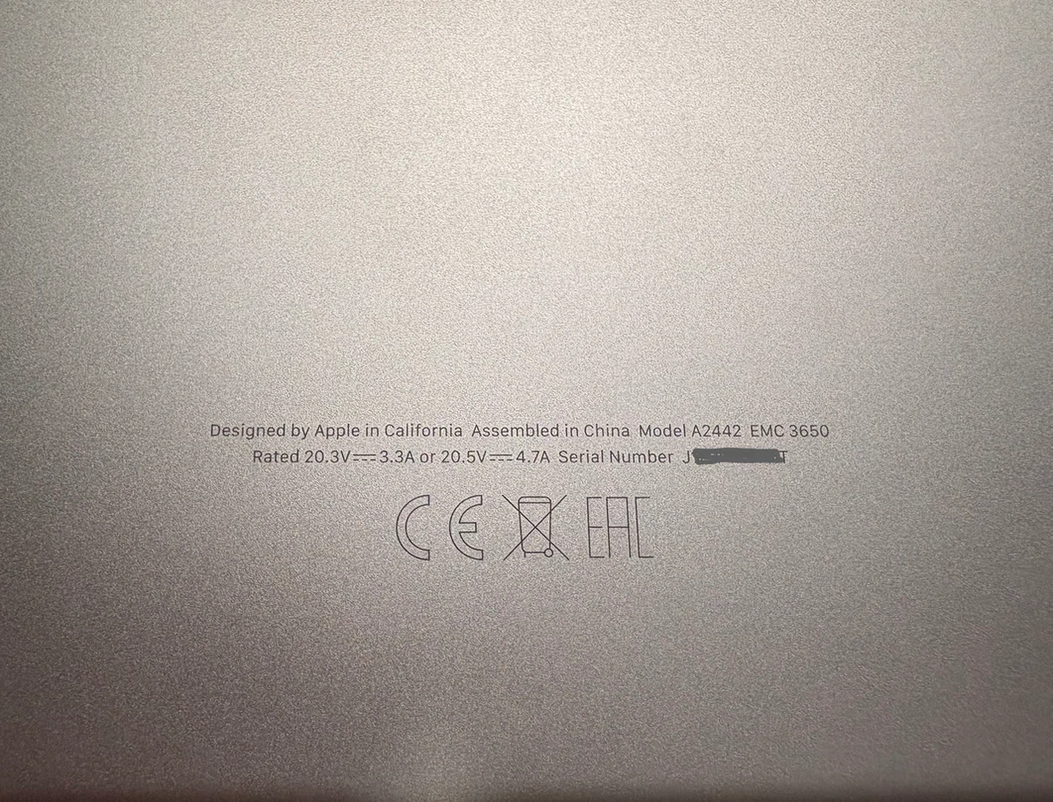 Top Spec Macbook M1 Pro 14" 32GB 1TB, RU cyrillic keyboard - photo 4