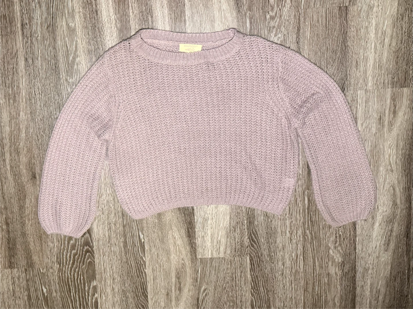 Lavender sweater