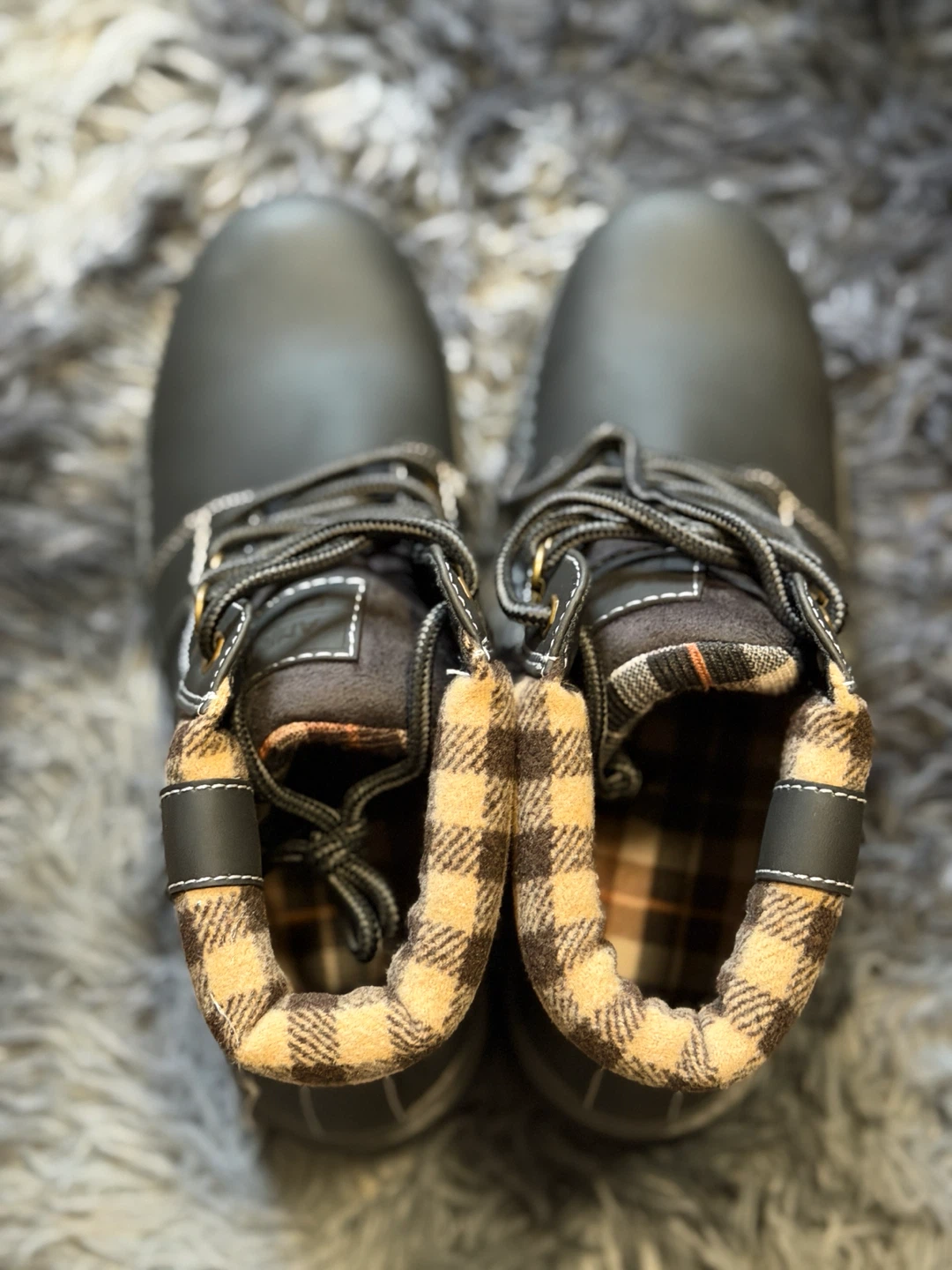 Woman’s Black Lace-Up Boots
