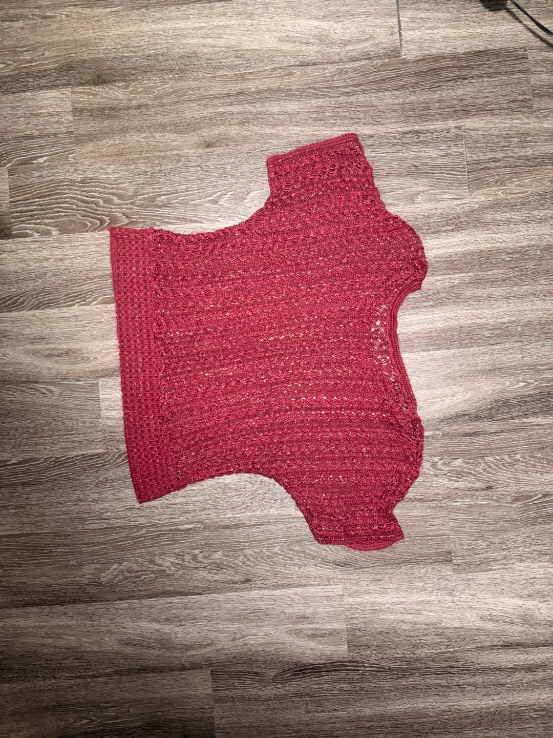 Red and Gold boho top - photo 2