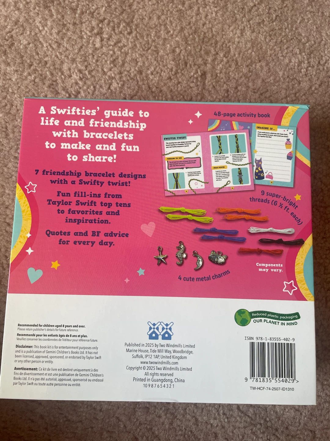 A Guide to Life Taylor Swift Friendship Bracelet Kit - photo 2