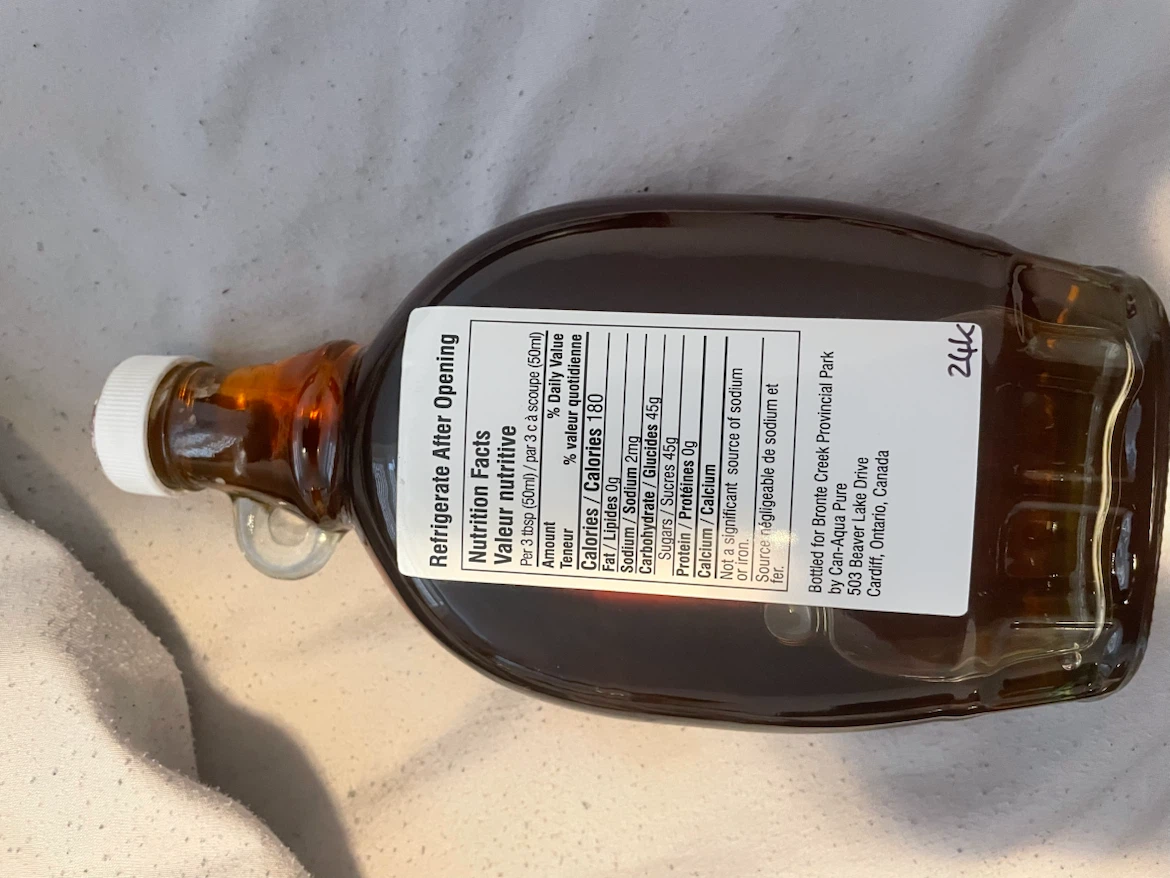Bronte Creek Provincial Park Grade A Maple Syrup 500 ml - photo 2