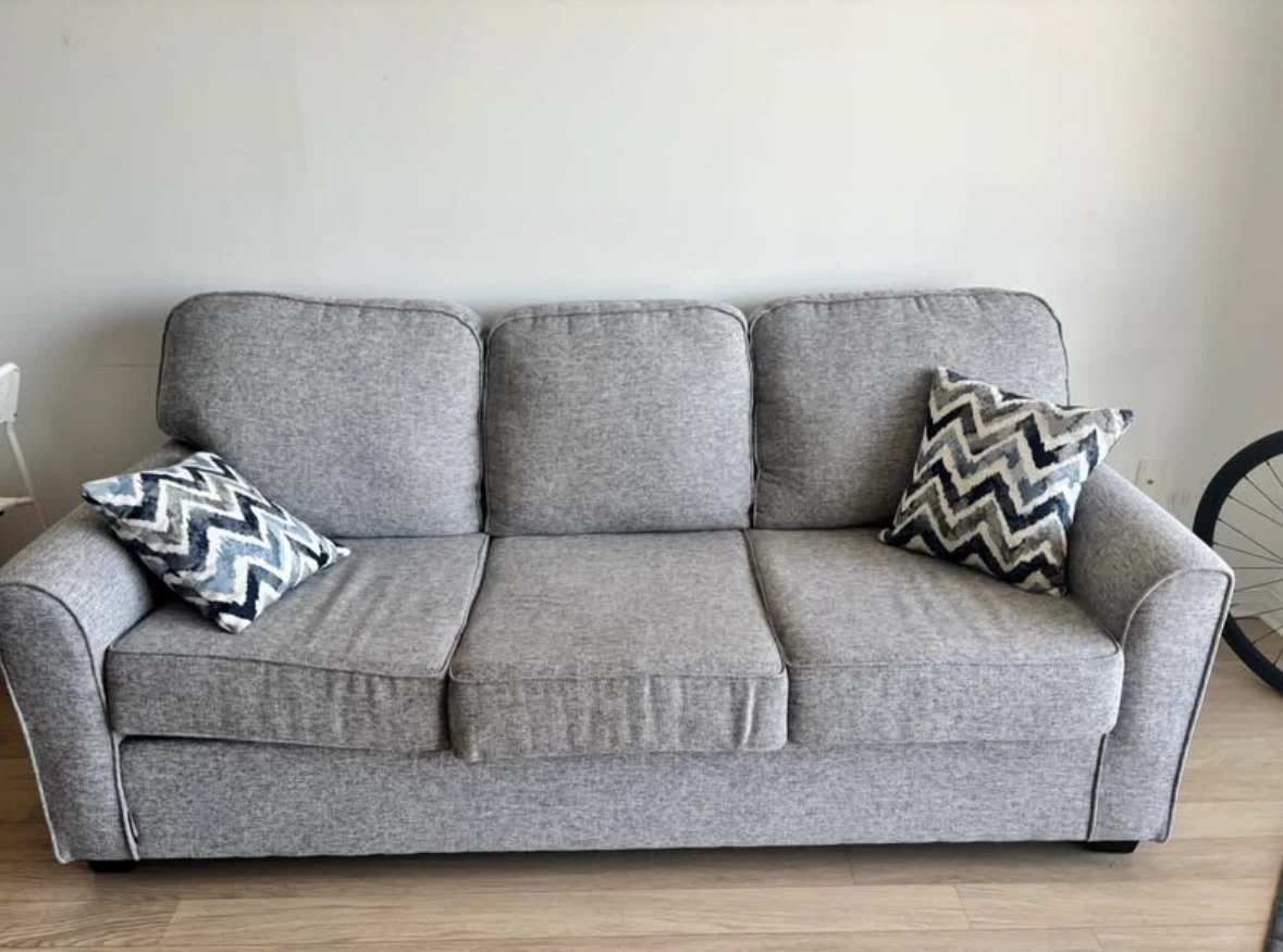 Grey 3-Seater Sofa