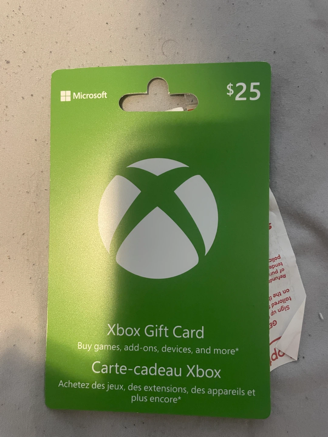 $25 Xbox Gift Card