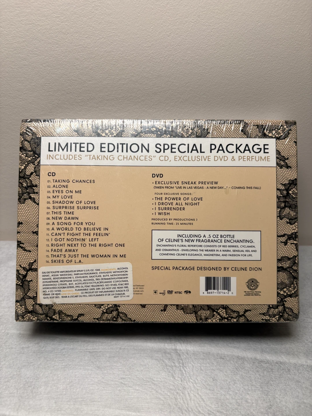 NEW Celine Dion Taking Chances Limited Edition Special Package - photo 2
