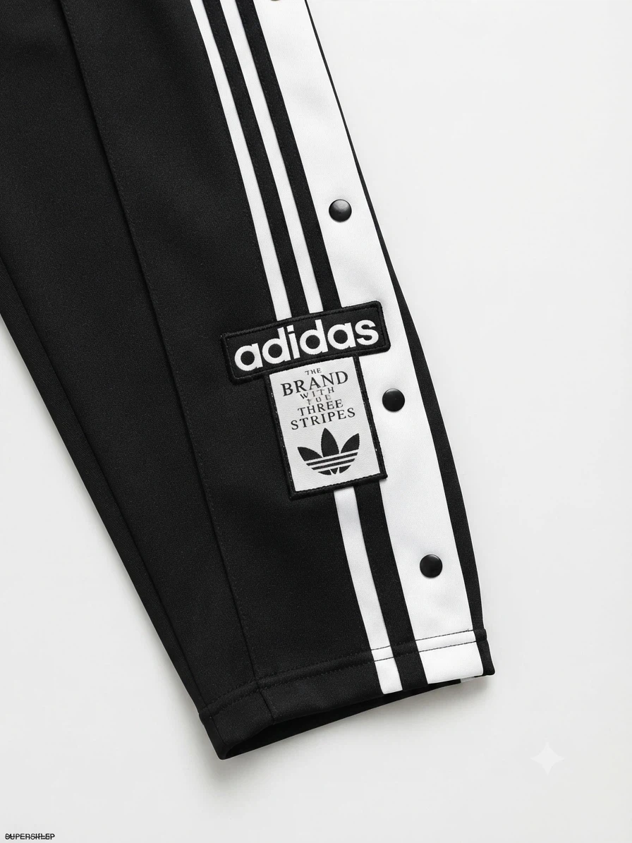 Adidas Originals Adibreak Track Pants - Black / White (Size S) - photo 2