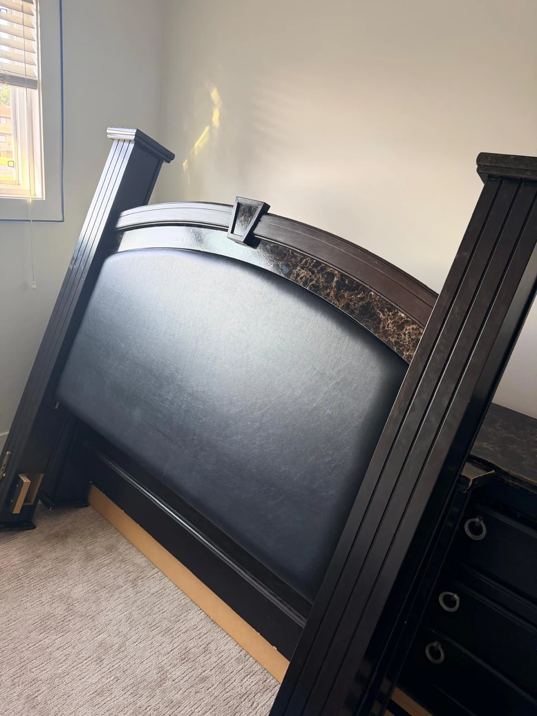 Dark Wood Bedroom Set - photo 3