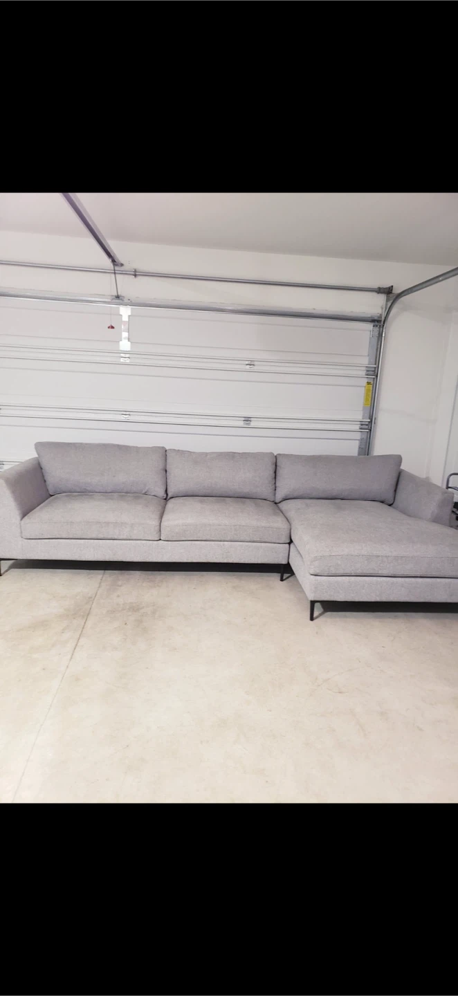 Grey Sectional Sofa ( Delivery Available ) - photo 2