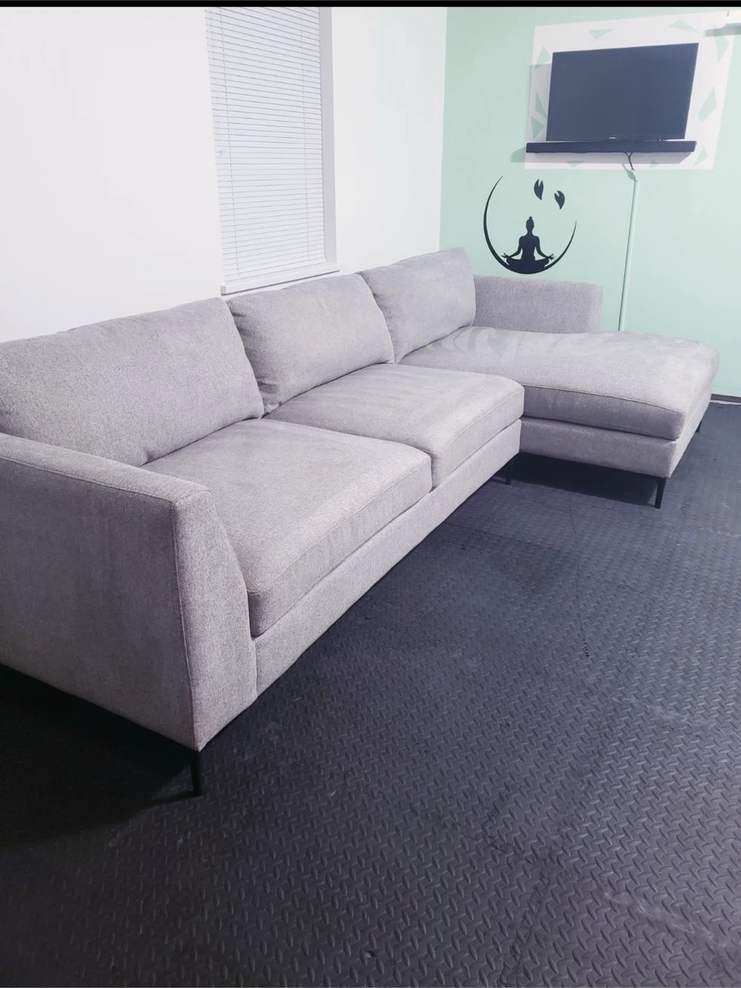 Grey Sectional Sofa ( Delivery Available ) - photo 3
