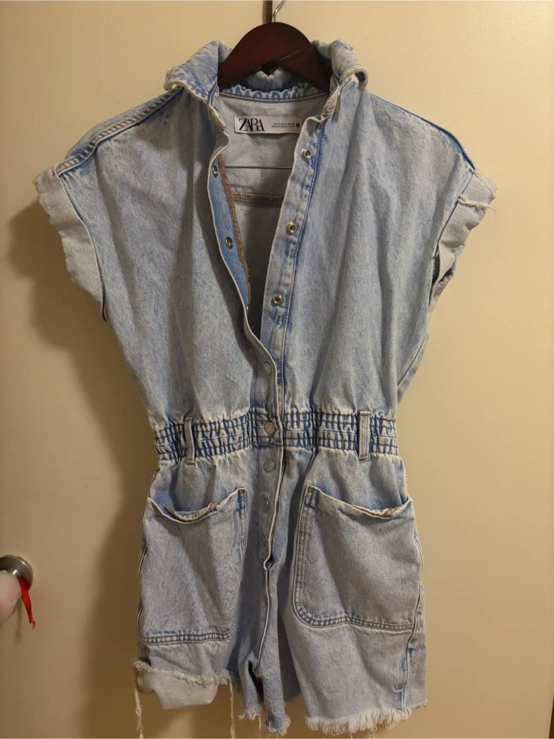 ZARA denim romper