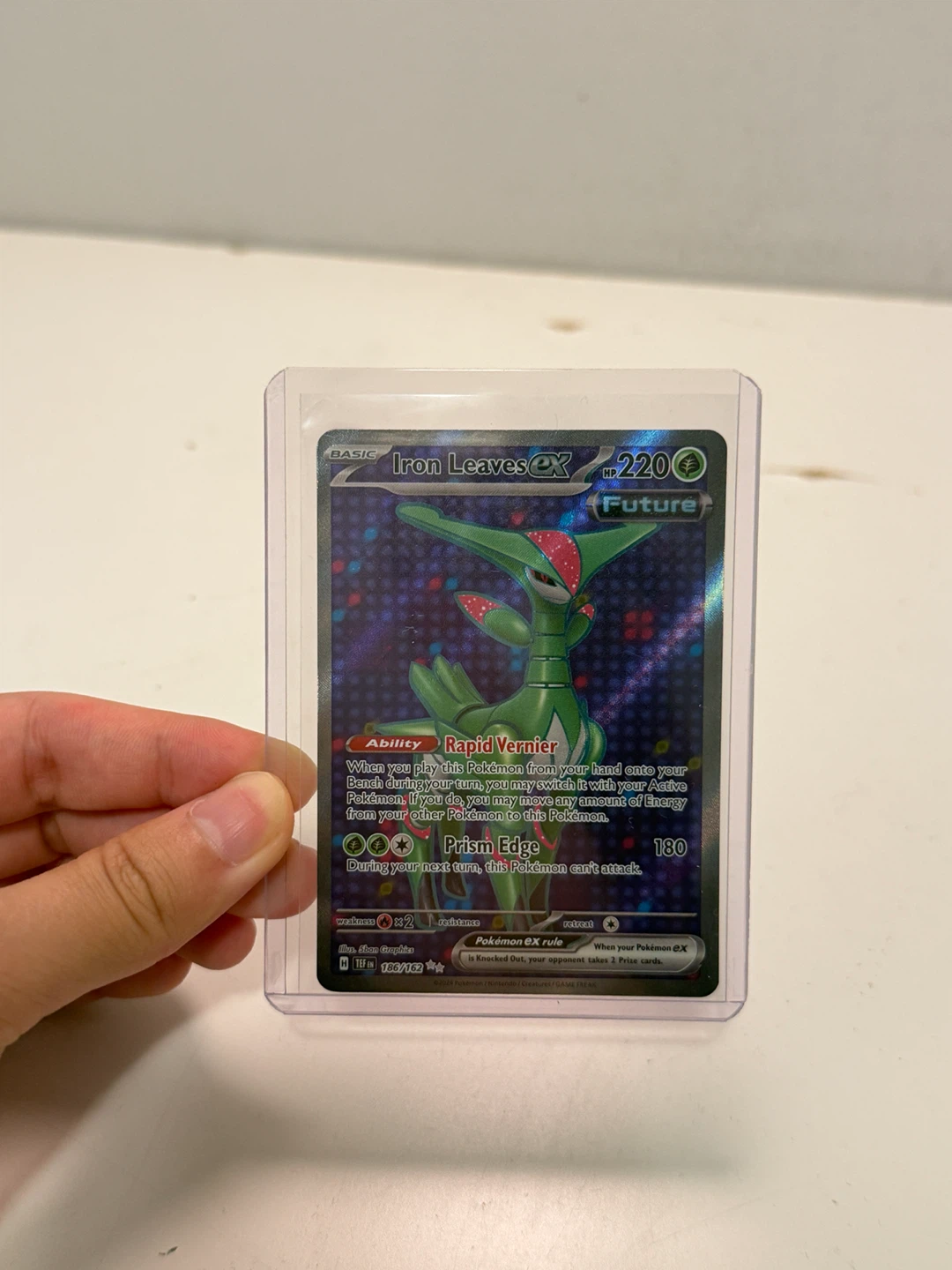 Iron Leaves Ex Full Art Pokemon Card