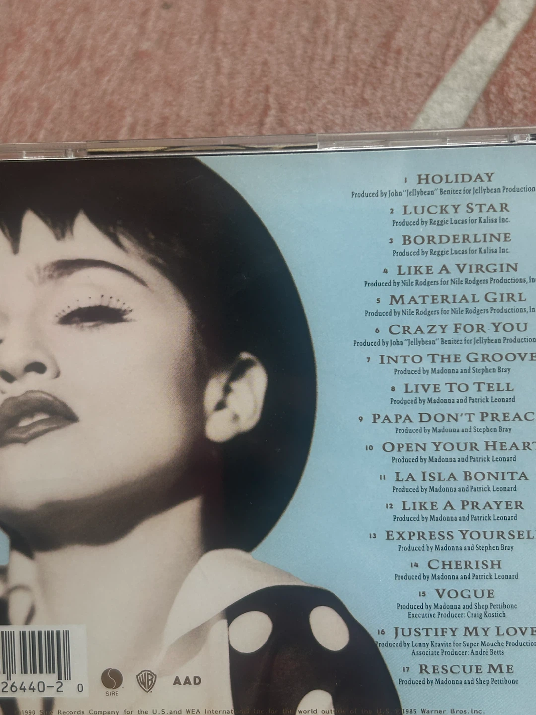 Madonna The Immaculate Collection CD - photo 2