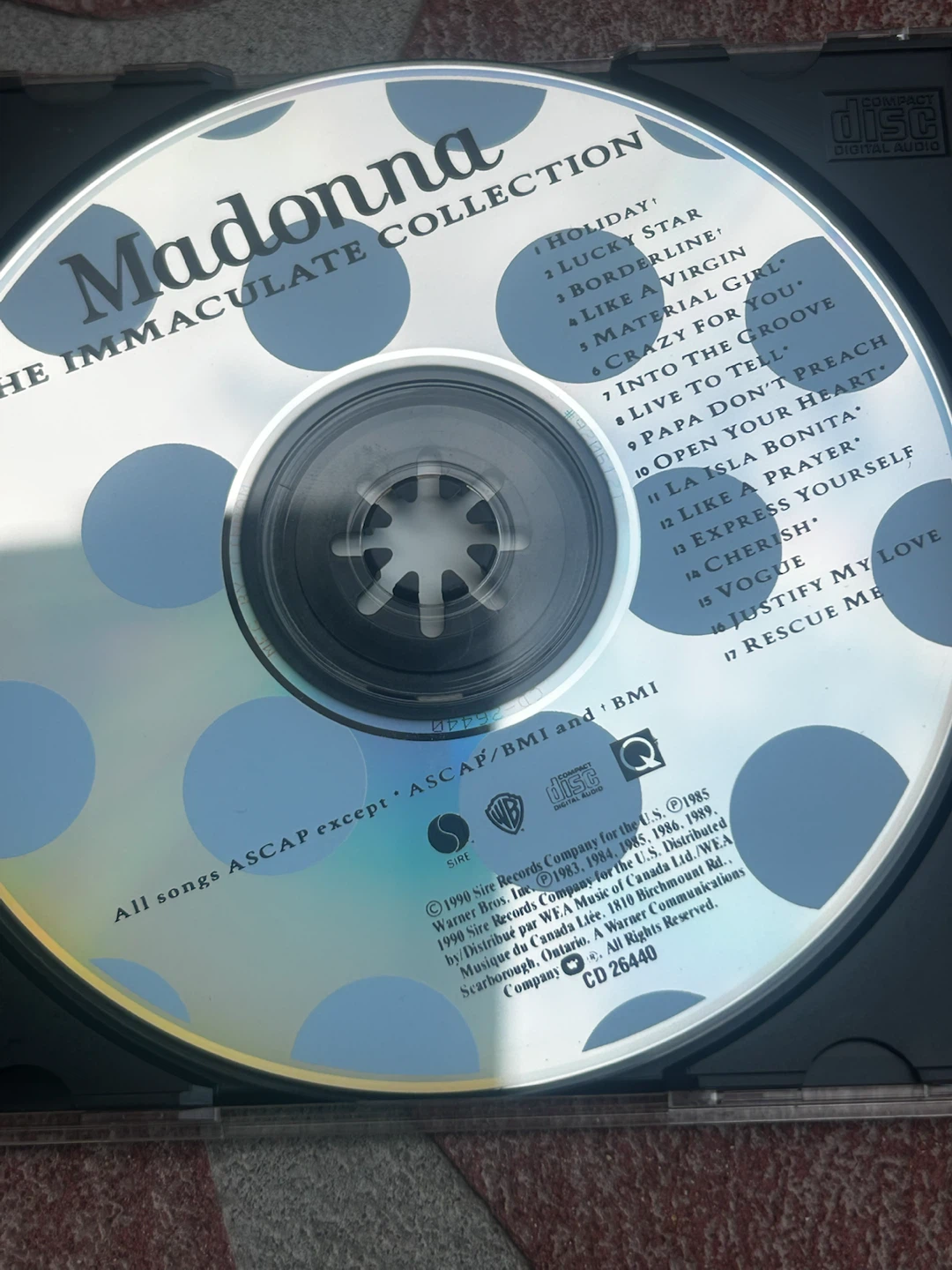 Madonna The Immaculate Collection CD - photo 3