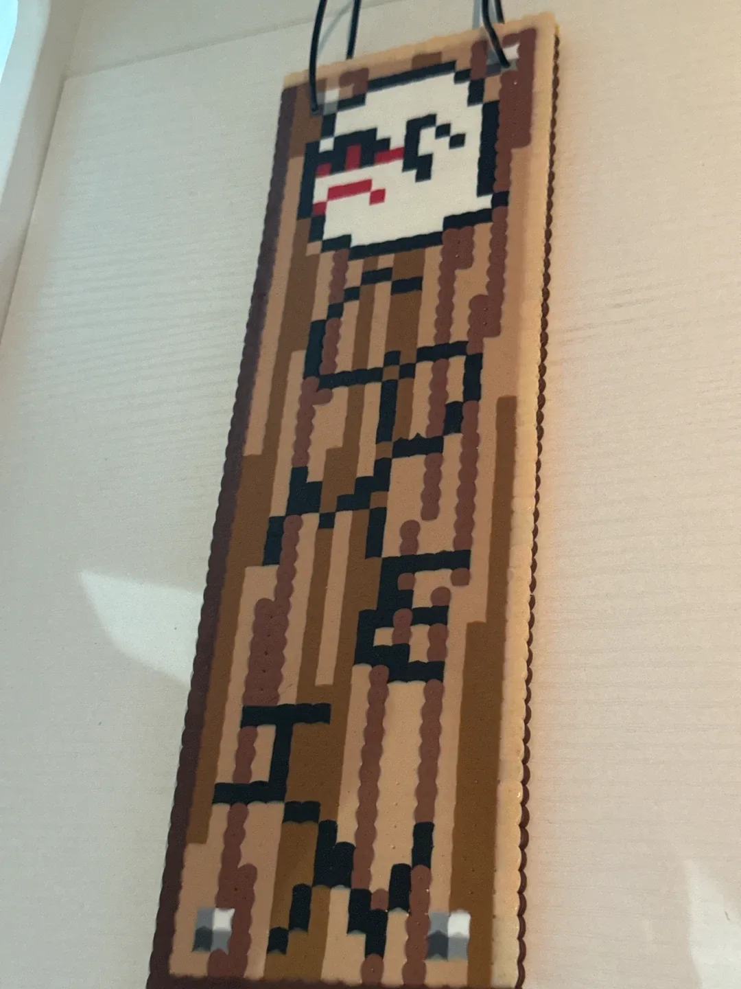 Perler Bead Boo Door Sign