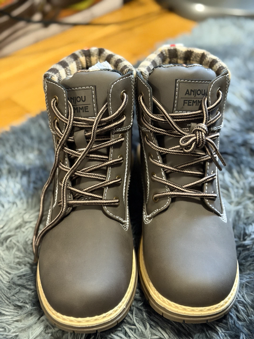 Anjou Femme Women's Brown Winter Boots