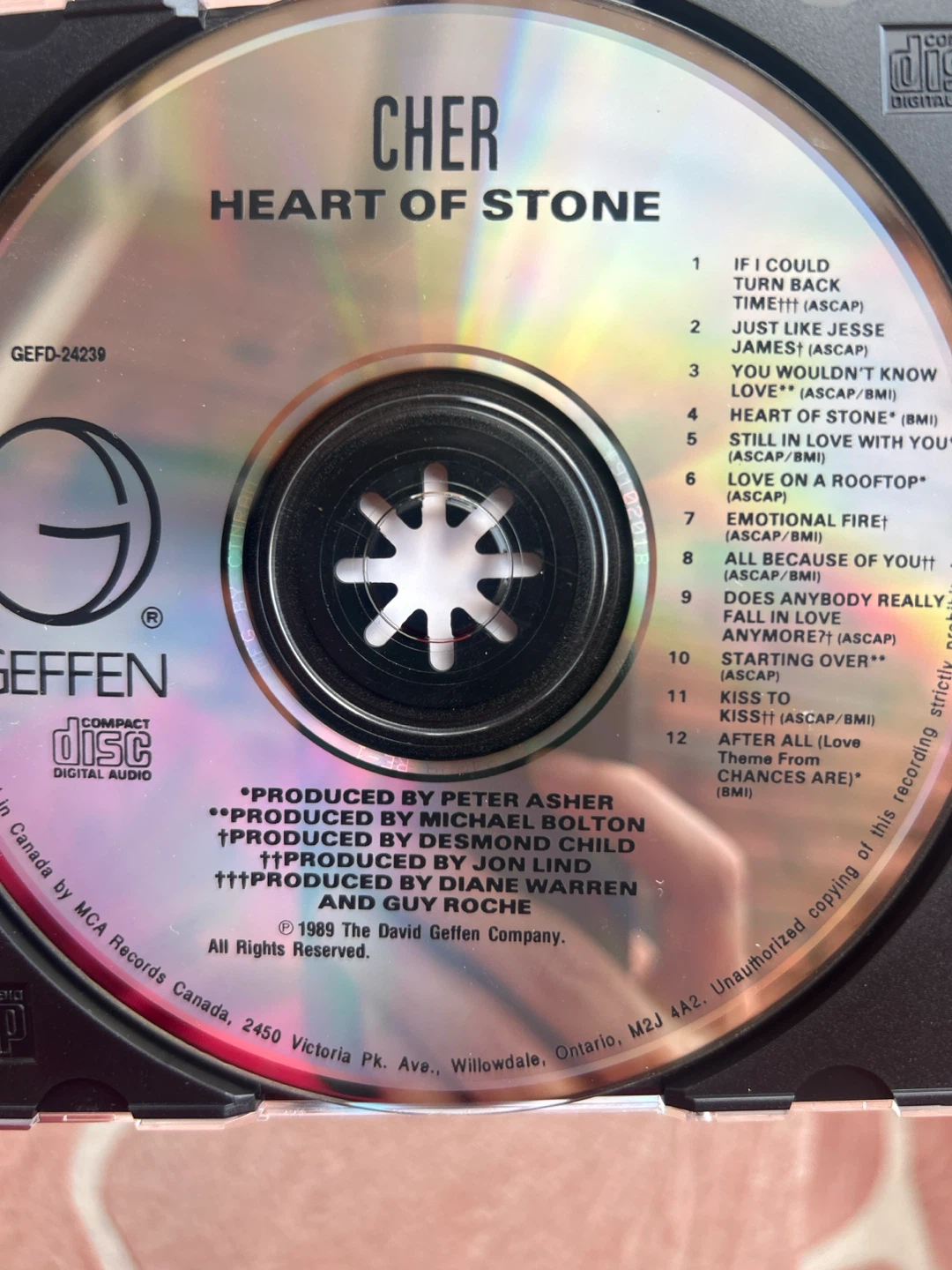 Cher Heart of Stone CD - photo 3