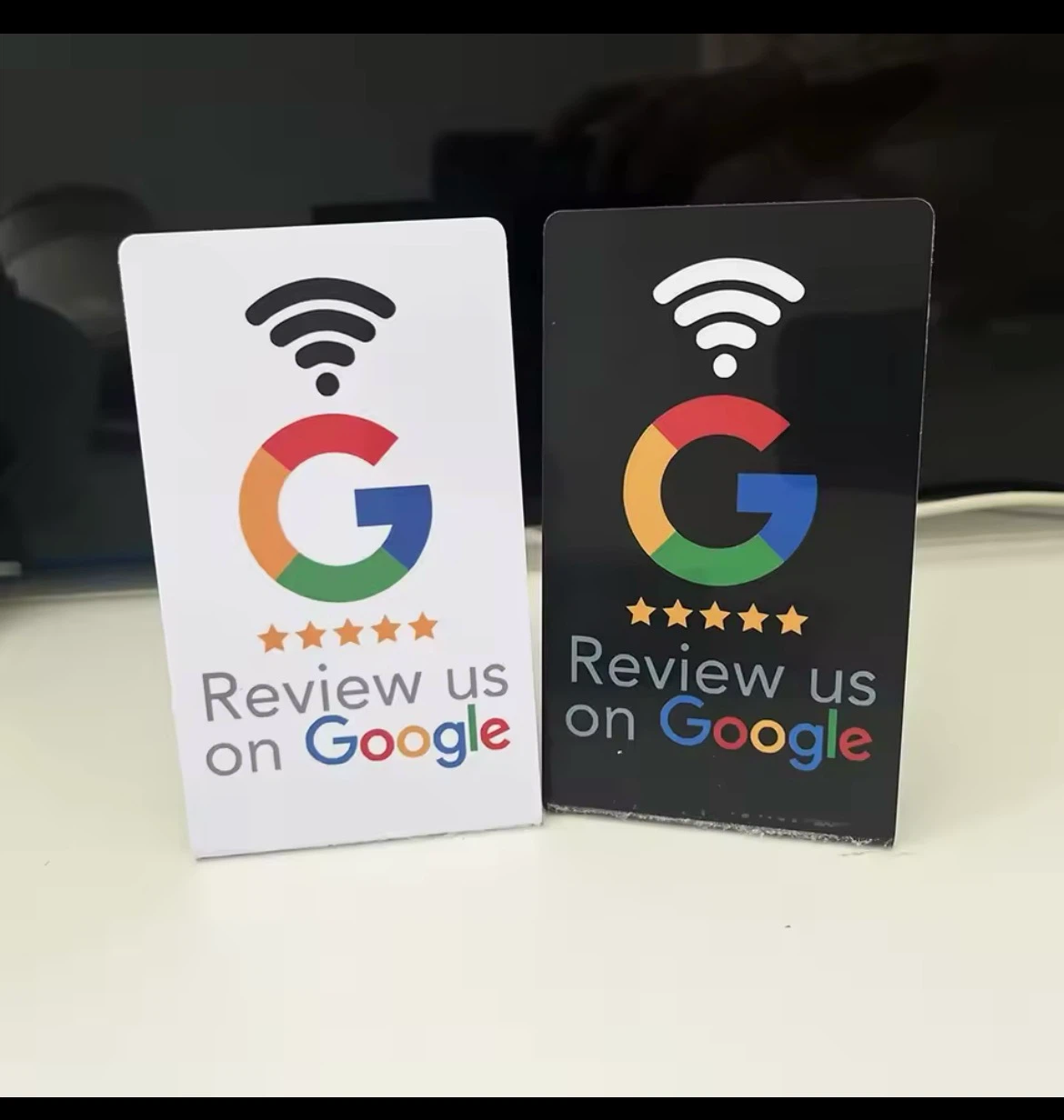 Google Review Display Cards