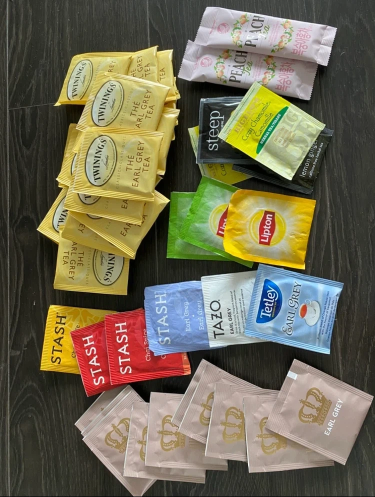 Various tea packs new