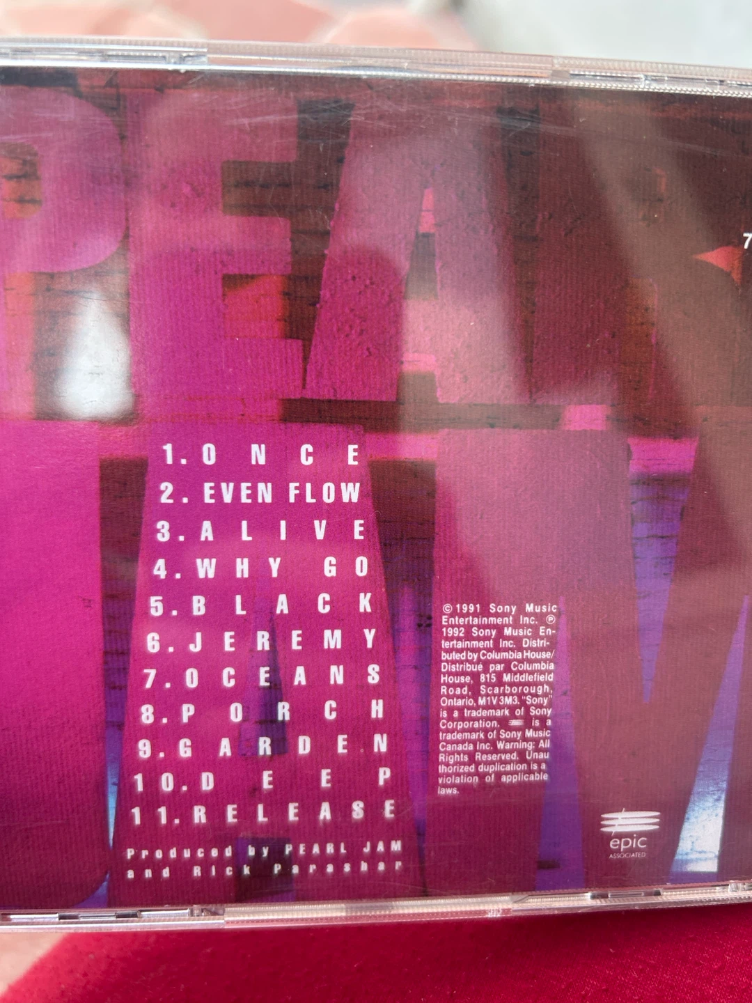 Pearl Jam CD - photo 2