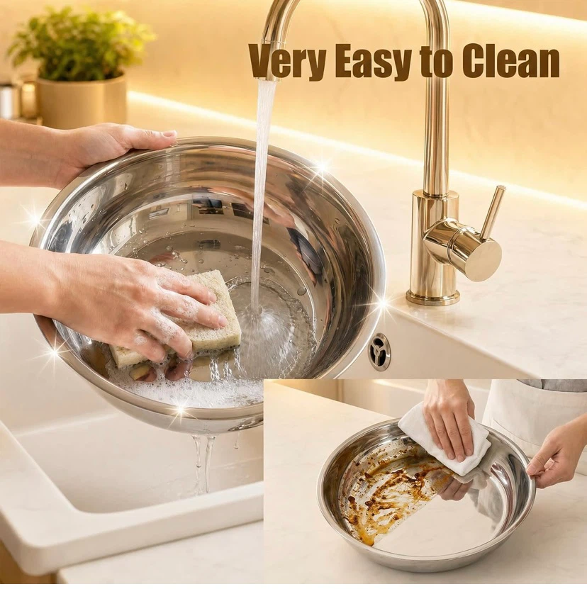 New 6QT Gold Chafing Dishes Set of 4 - photo 4