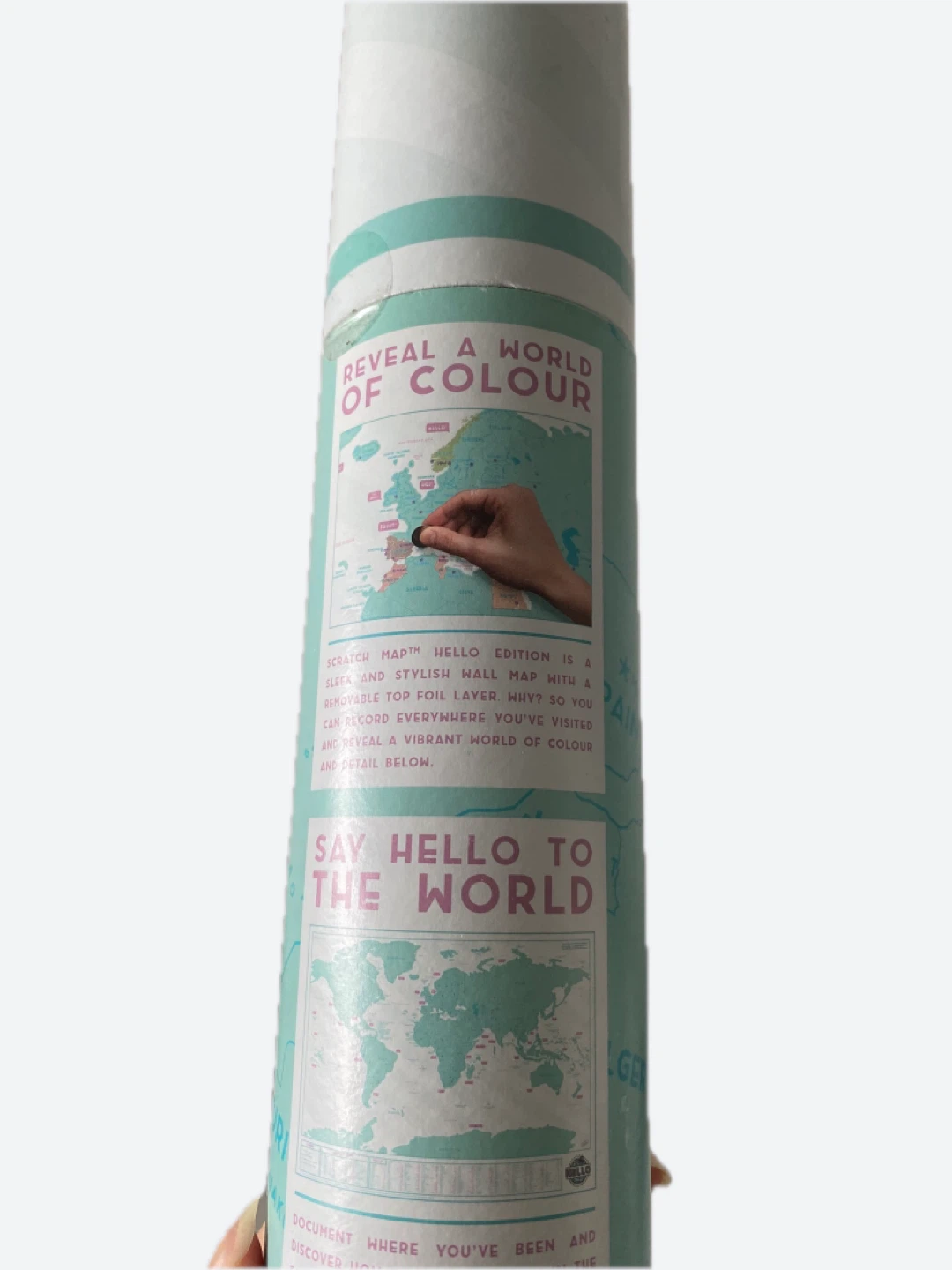 Scratch World Map Home Decor Art Gift Travel - photo 2