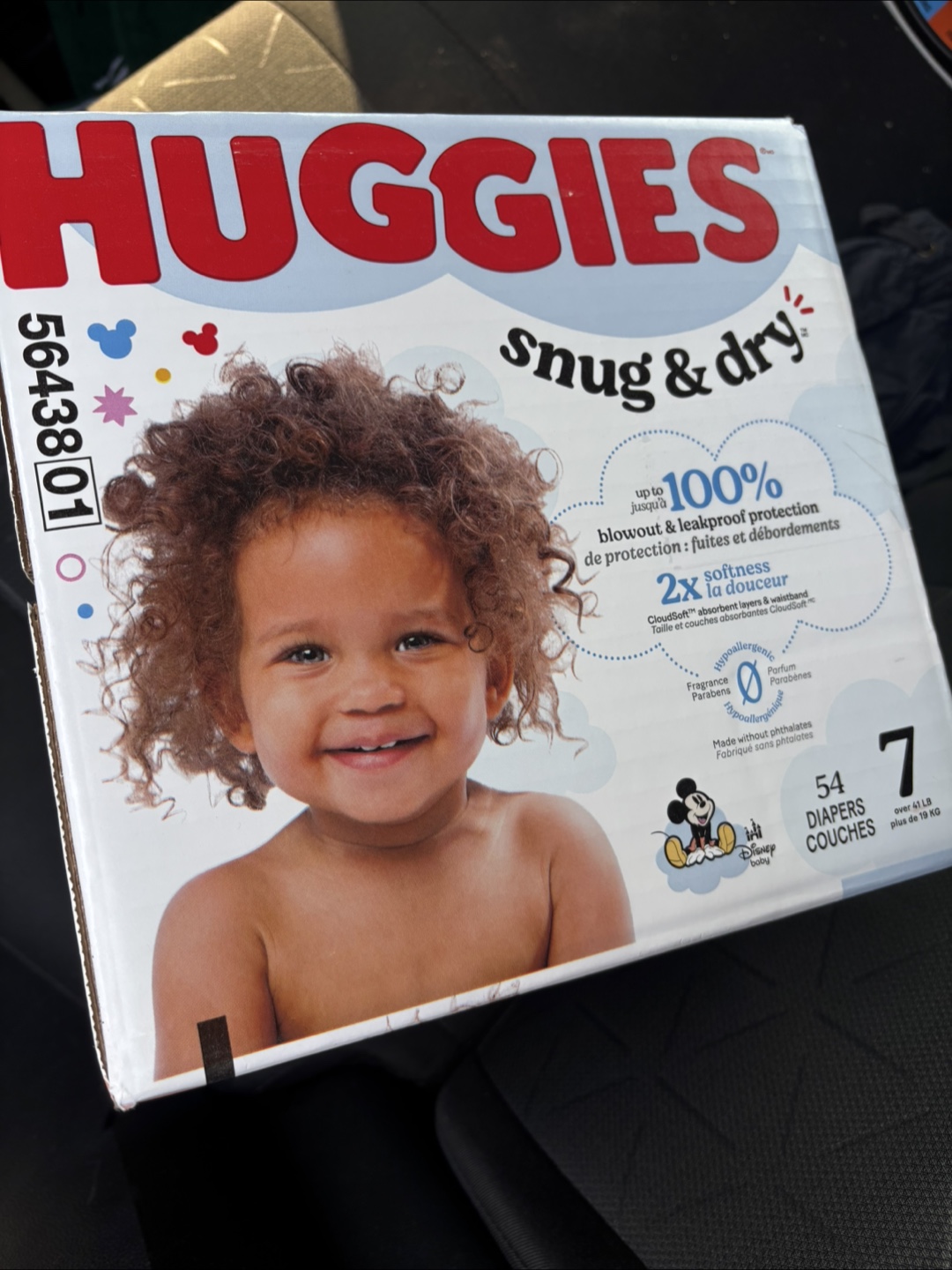 Huggies Snug & Dry Diapers Size 7 - 54 Count
