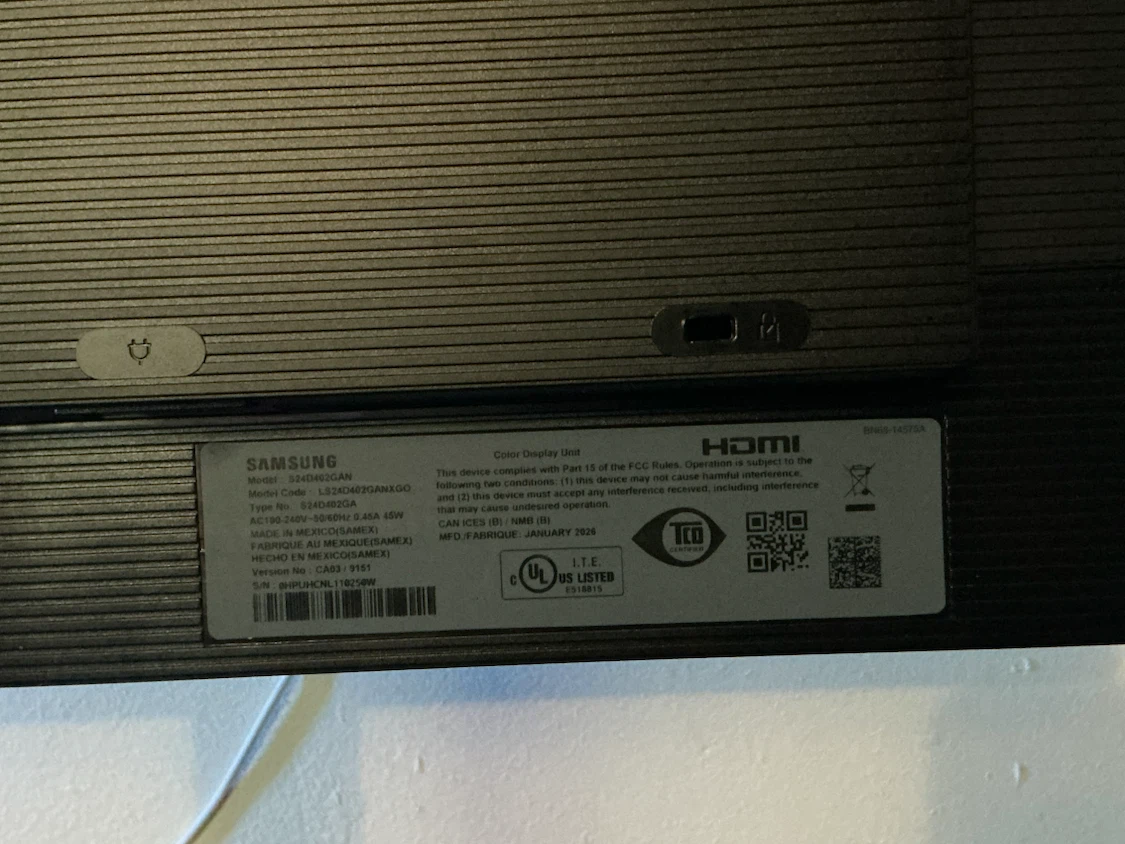 Samsung S24D300H 24-inch Monitor