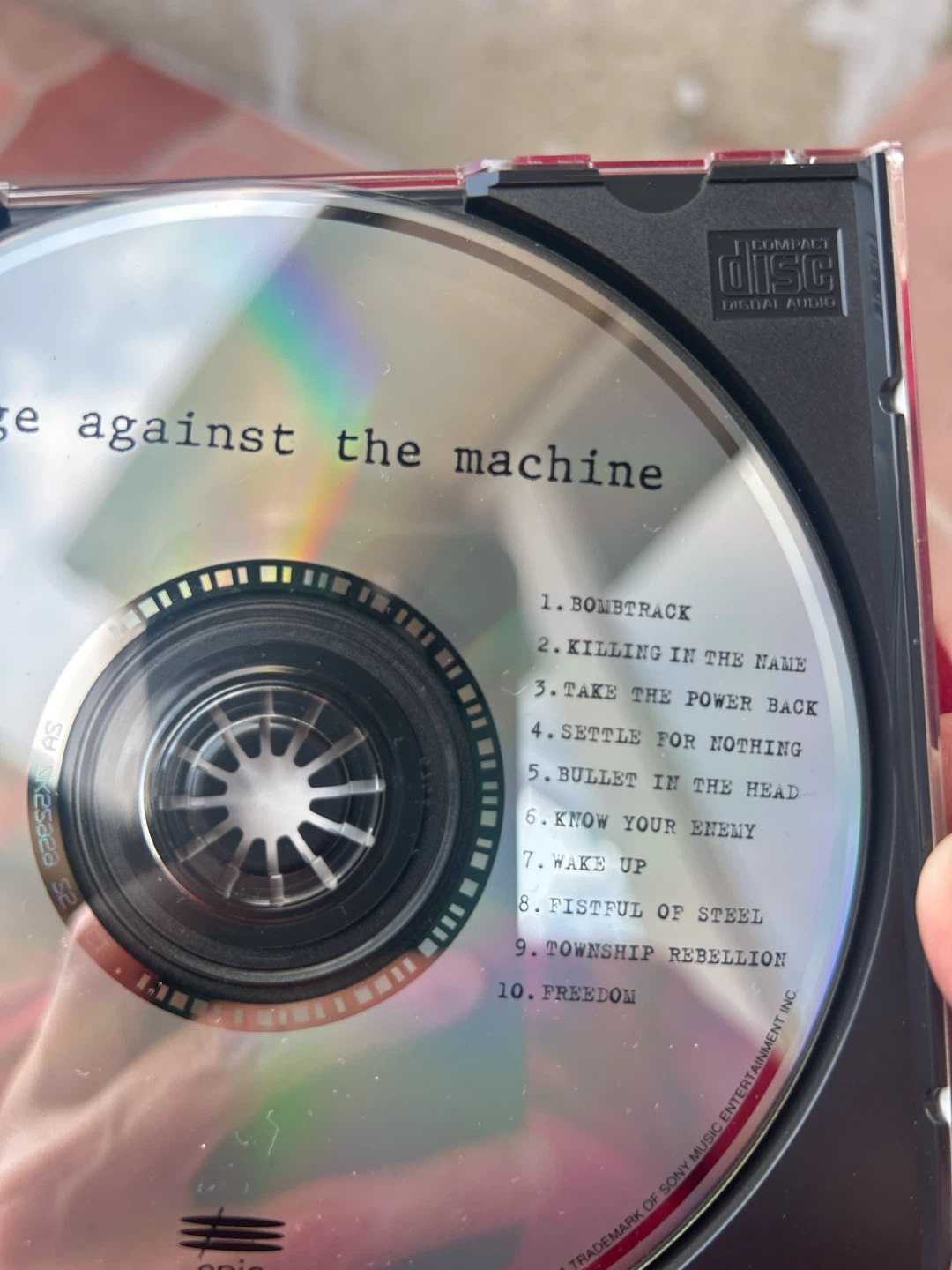 Rage Against the Machine self-titled CD - photo 3