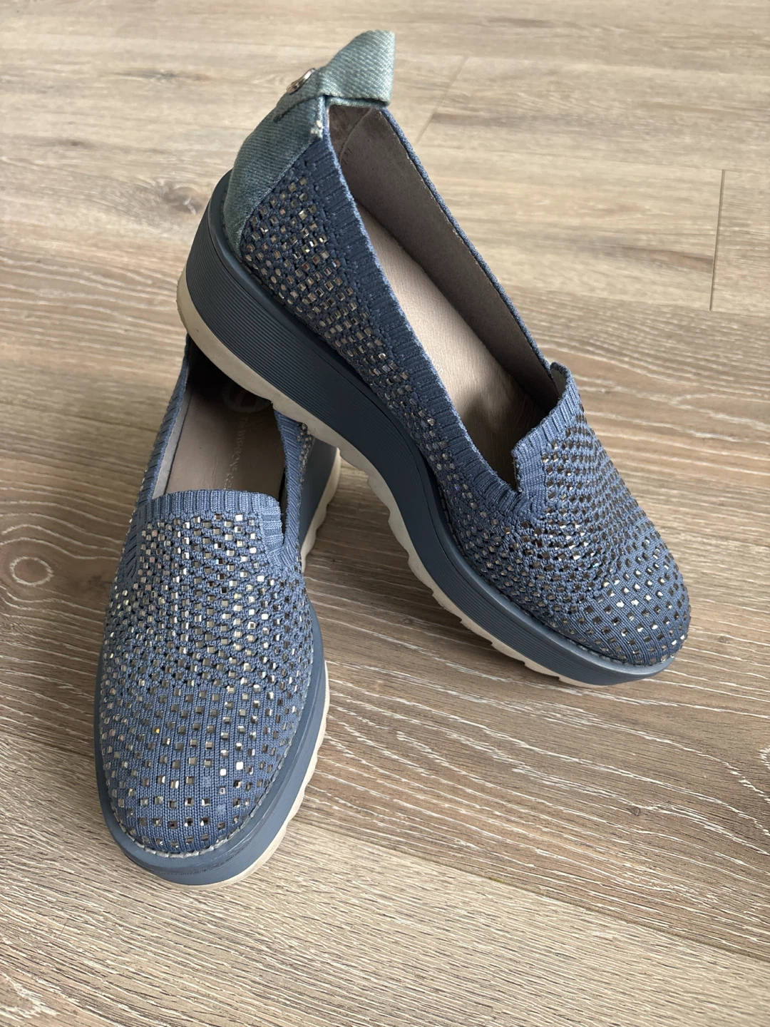 Blue Wedge Loafers - photo 2