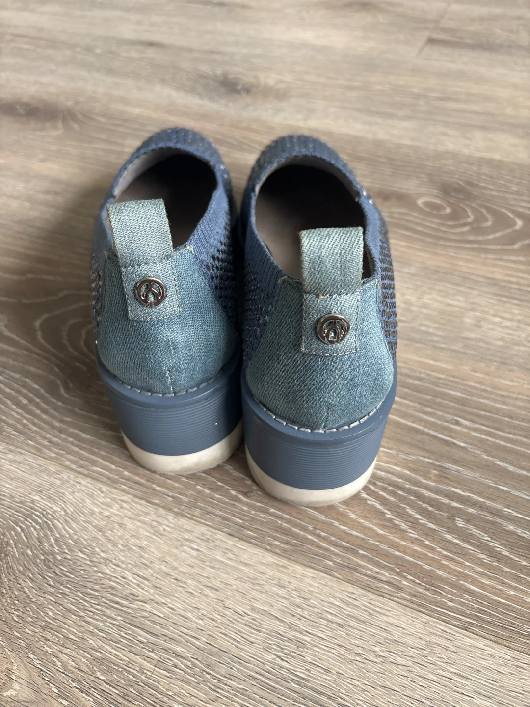 Blue Wedge Loafers - photo 4
