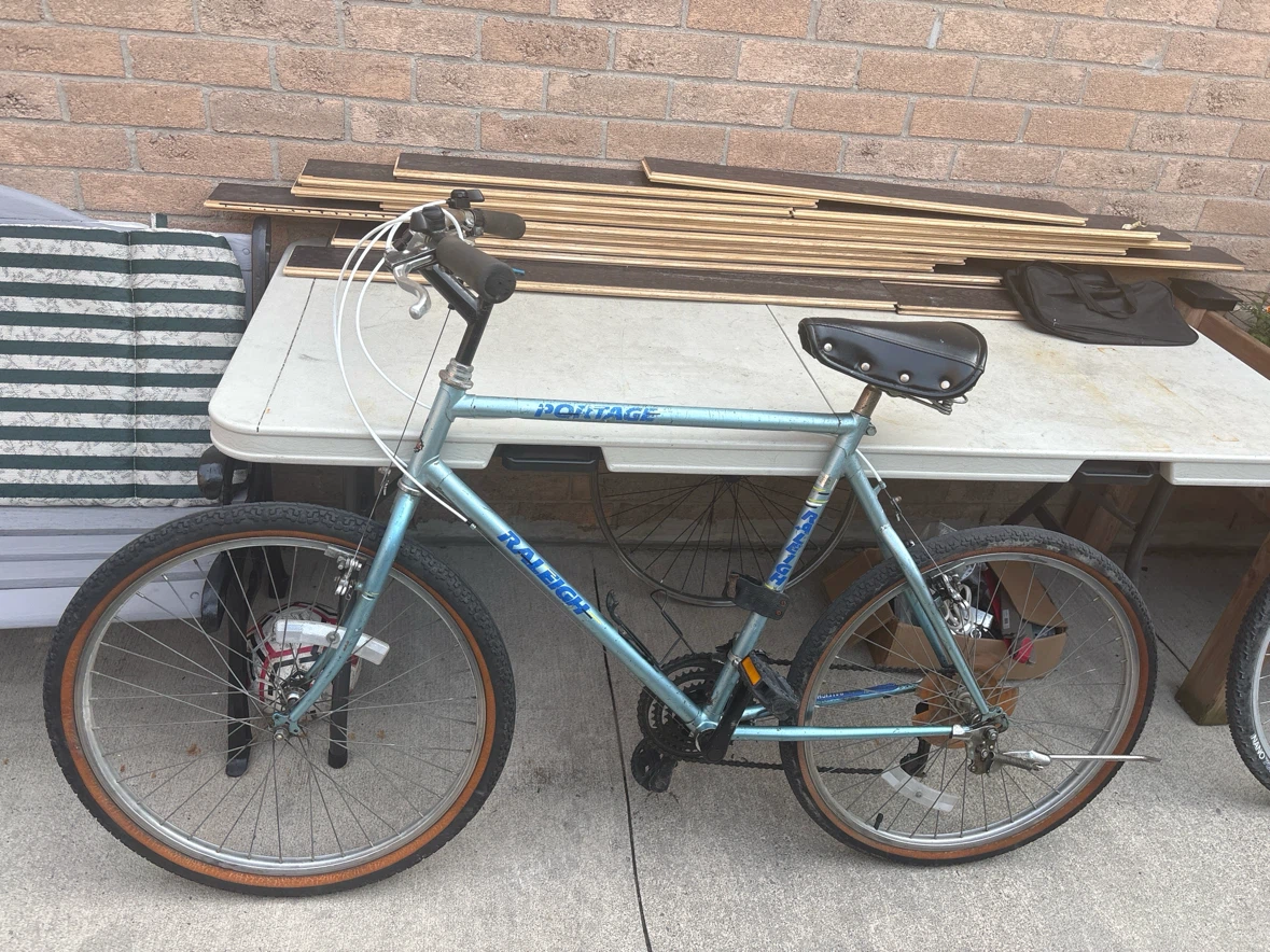 Raleigh Portage Blue Bicycle