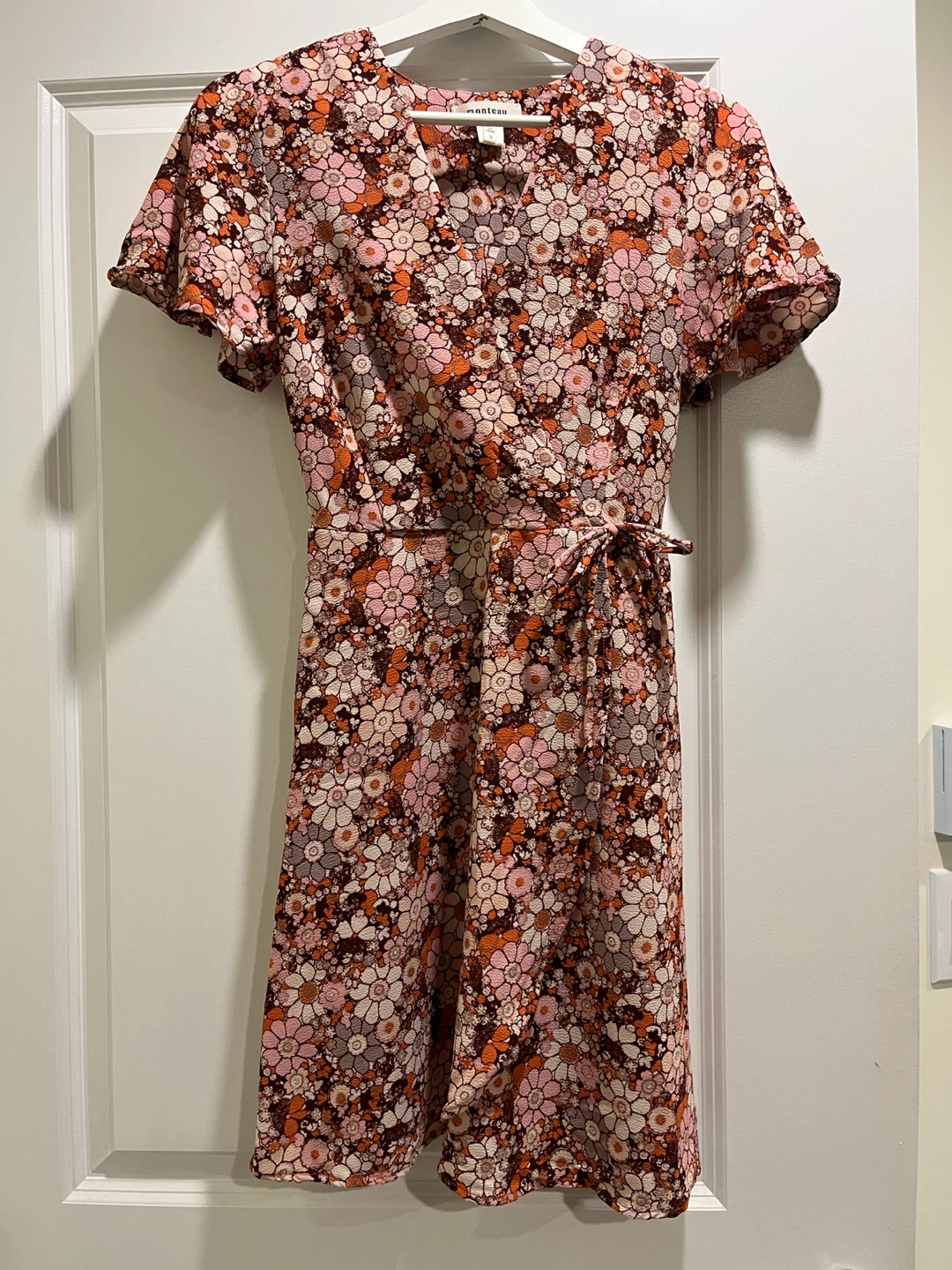 Monteau Floral Print Dress - Size S
