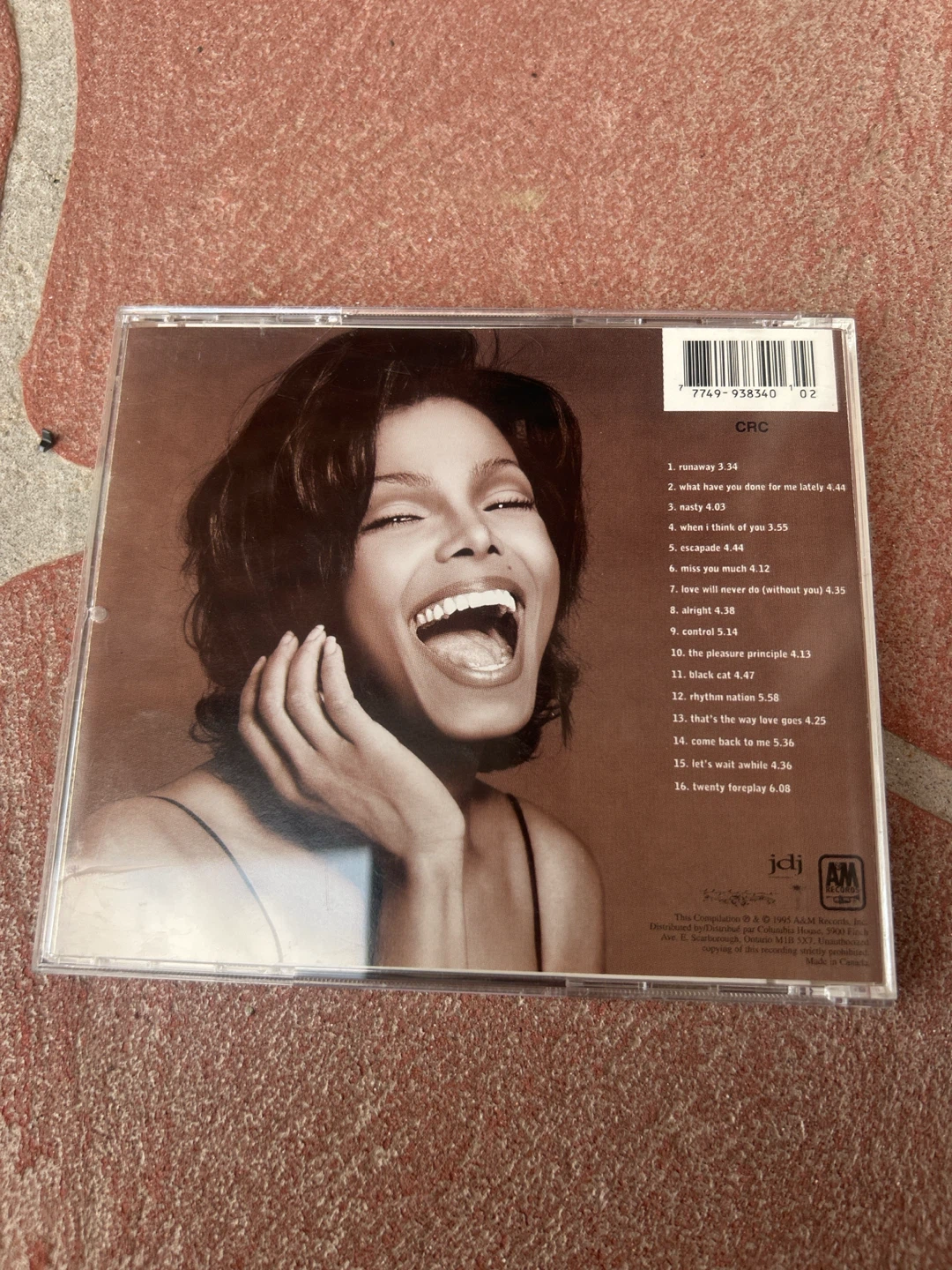 Janet Jackson Design of a Decade 1986-1996 CD - photo 2