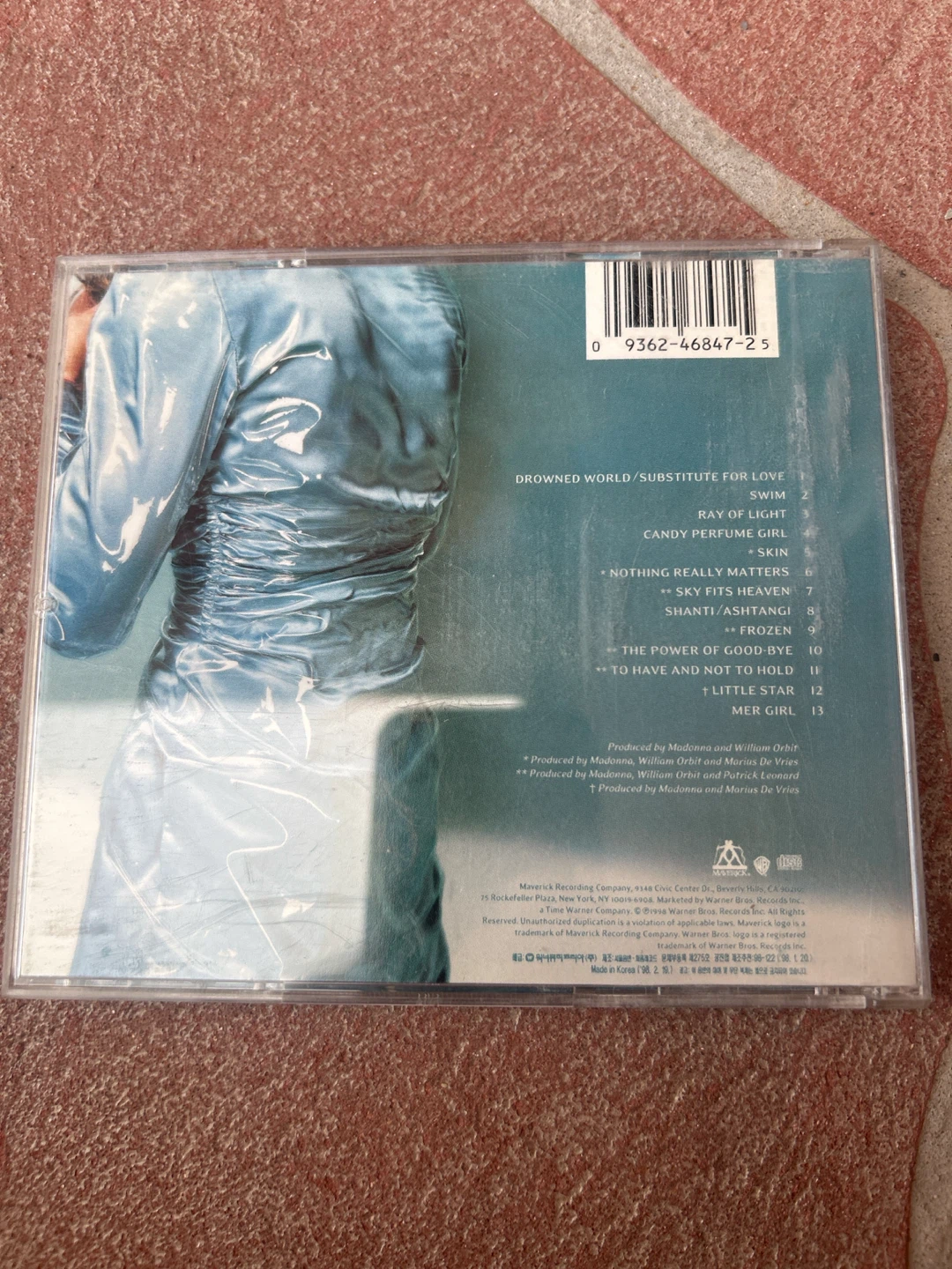 Madonna Ray of Light CD - photo 2