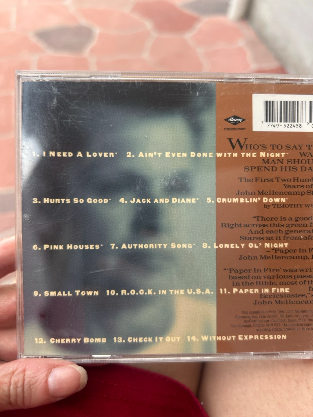 John Mellencamp The Best That I Could Do CD 1989-1991 - photo 2