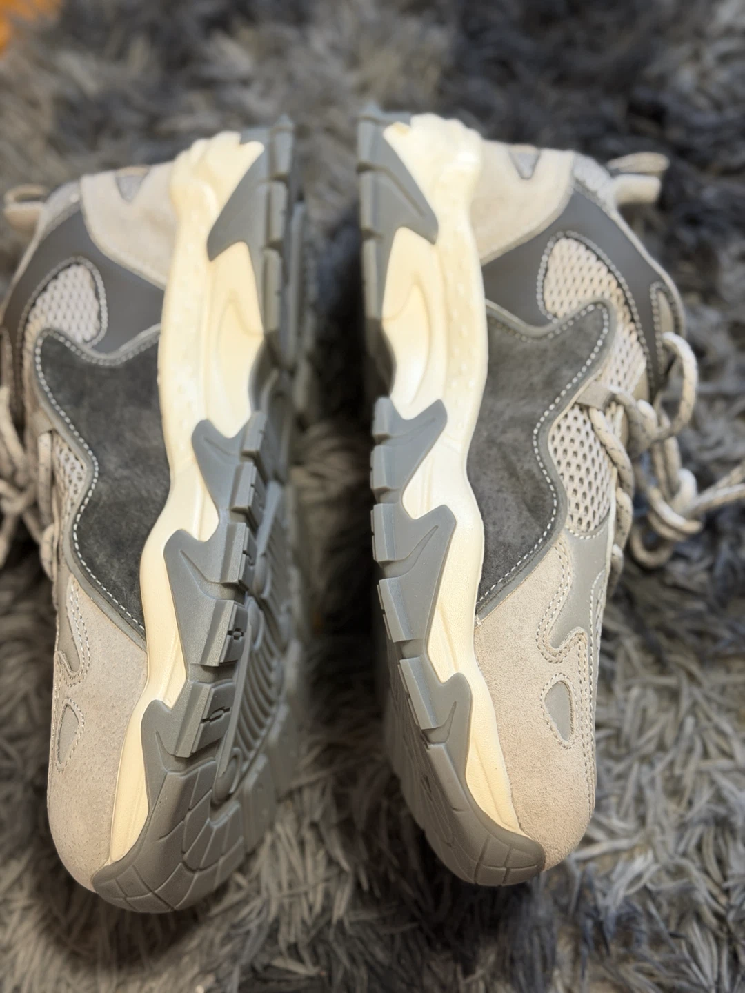 Men's Grey Fashion Sneakers - photo 3