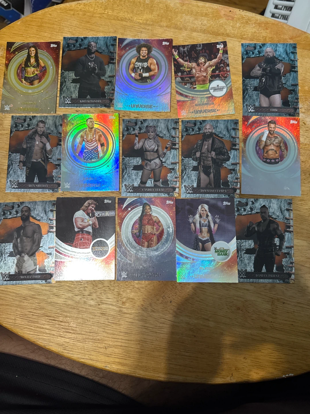 Wwe 2025 topps  chrome wwe trading cards 117 cards a lot - photo 5