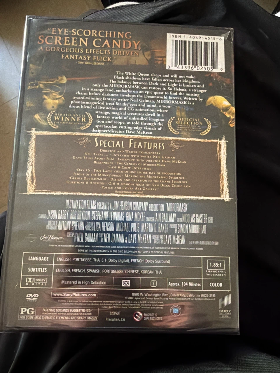 MirrorMask DVD - photo 2
