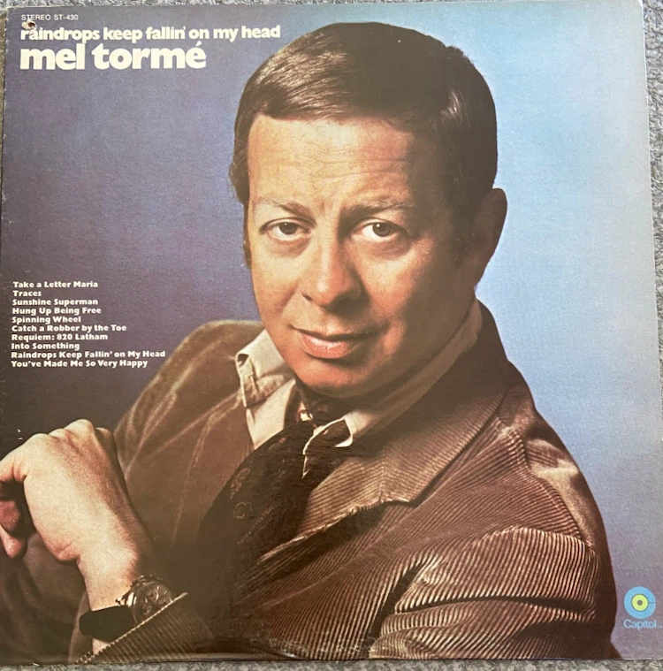 Mel Tormé Raindrops Keep Fallin' On My Head Vinyl Record