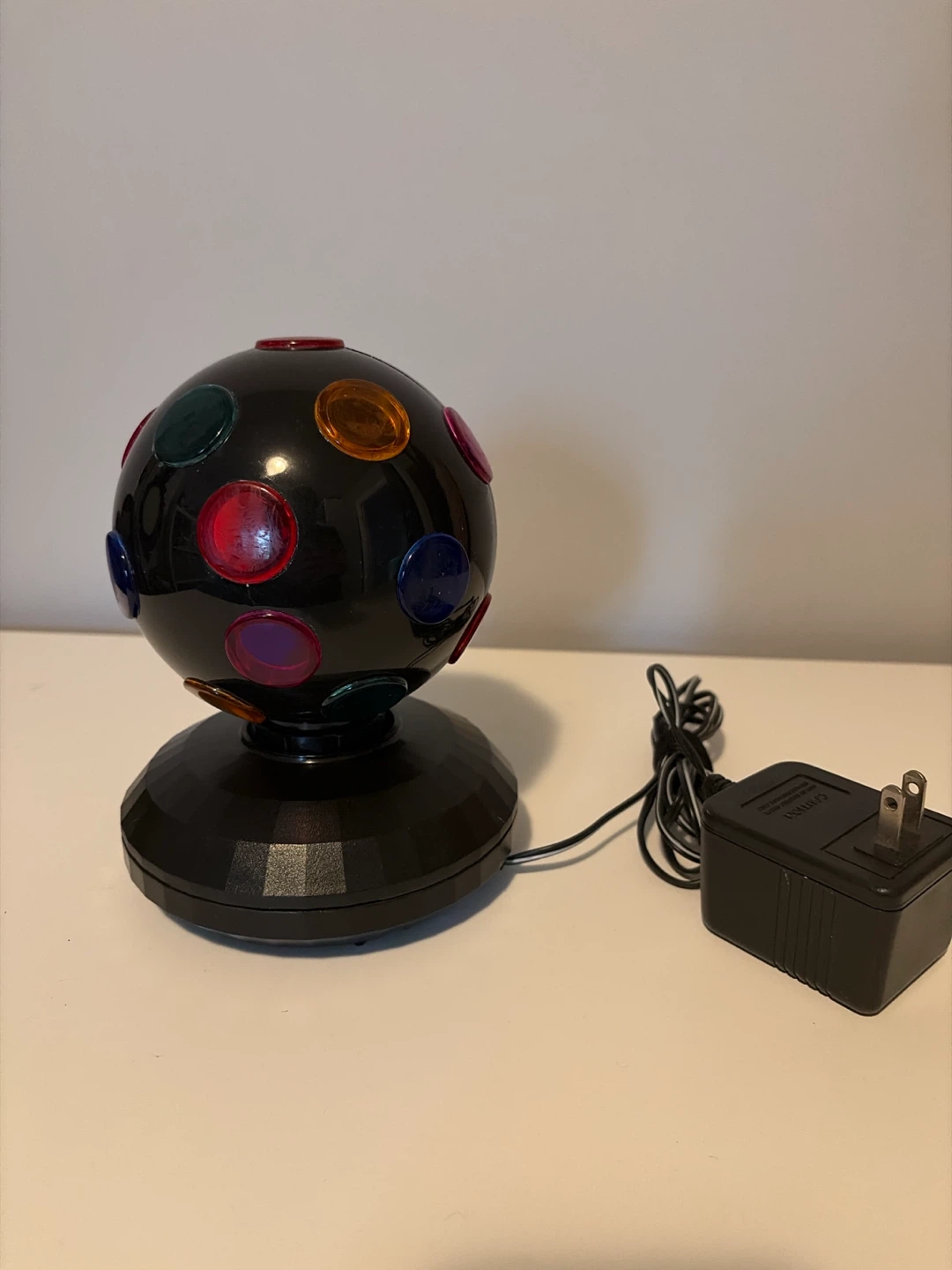Rotating Disco Ball Light with AC Adapter
