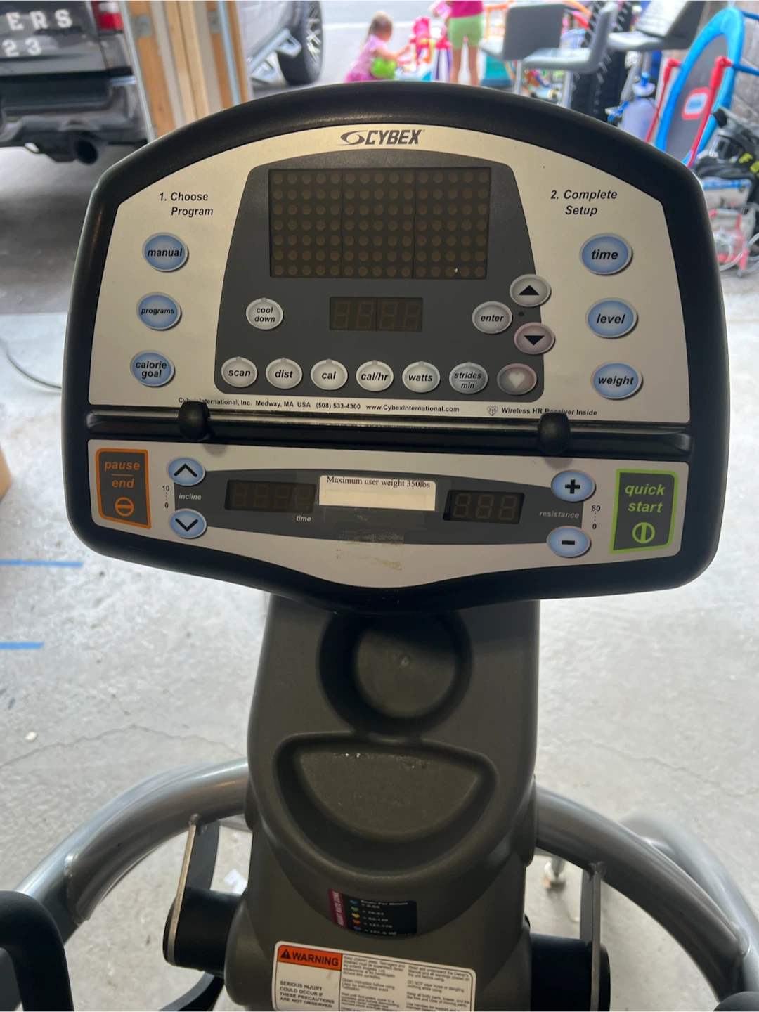 Elliptical Cybex Arc trainer
