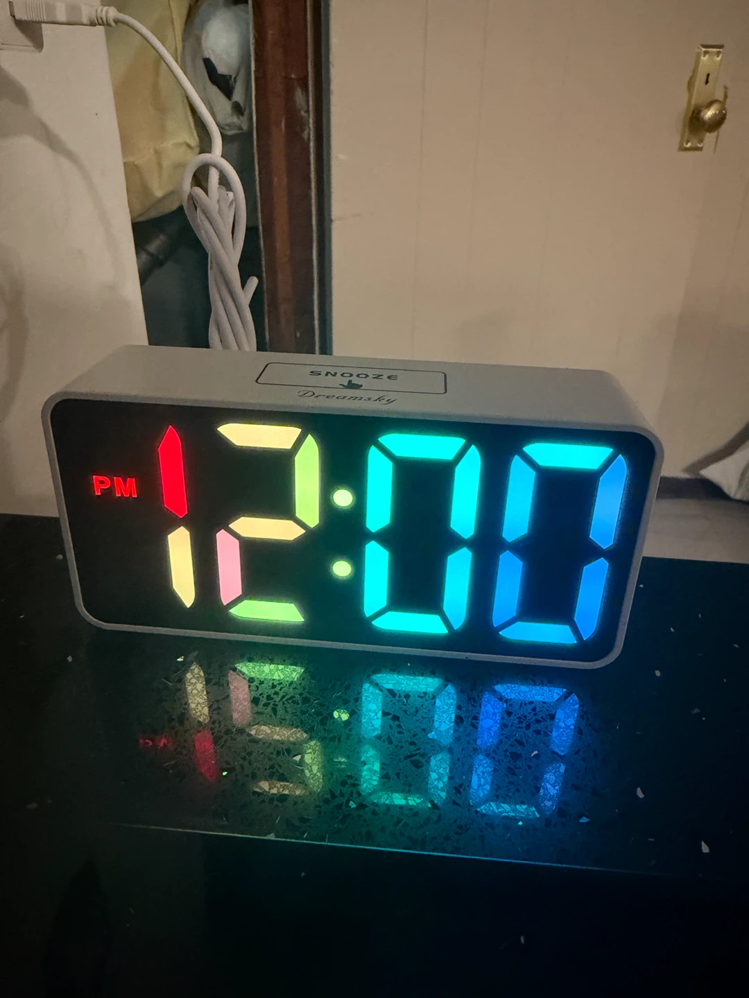 DreamSky Digital Alarm Clock with Snooze and USB